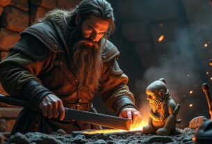découvrez aulë, le dieu forgeron de la mythologie de tolkien, célèbre pour sa création des nains. plongez dans l'univers fascinant de la terre du milieu et explorez les légendes entourant ce personnage emblématique, symbole d'ingéniosité et de détermination.