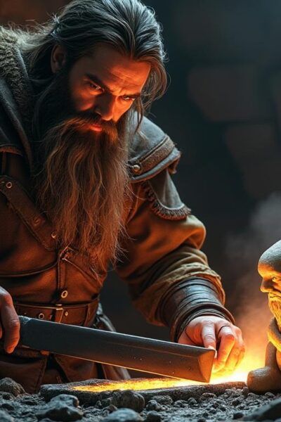 découvrez aulë, le dieu forgeron de la mythologie de tolkien, célèbre pour sa création des nains. plongez dans l'univers fascinant de la terre du milieu et explorez les légendes entourant ce personnage emblématique, symbole d'ingéniosité et de détermination.
