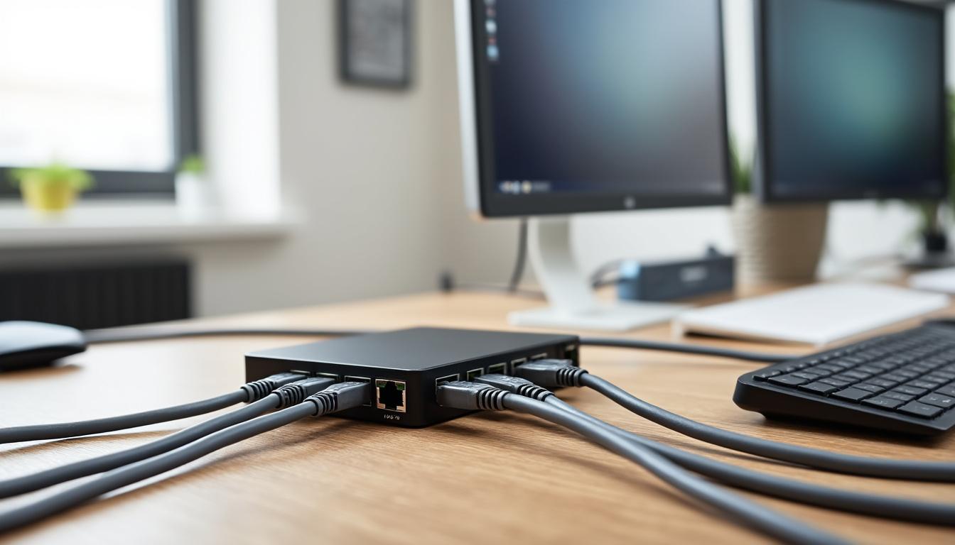 découvrez les différences entre un hub et un switch dans notre guide complet. apprenez à choisir le matériel adéquat pour optimiser votre réseau et améliorer la performance de vos connexions.