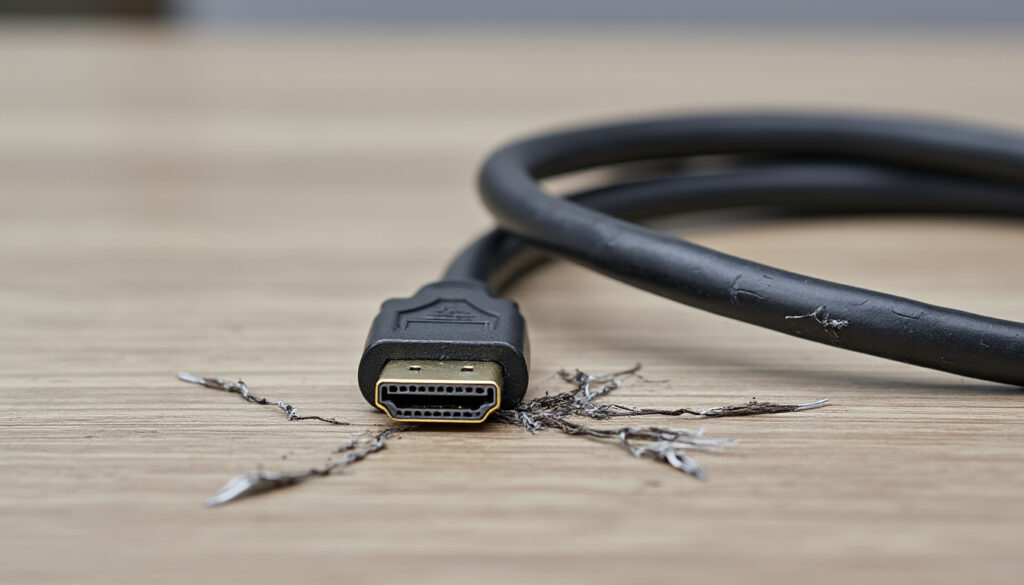 Problem Causer Pourquoi un cable HDMI defectueux peut causer des problèmes d'affichage
