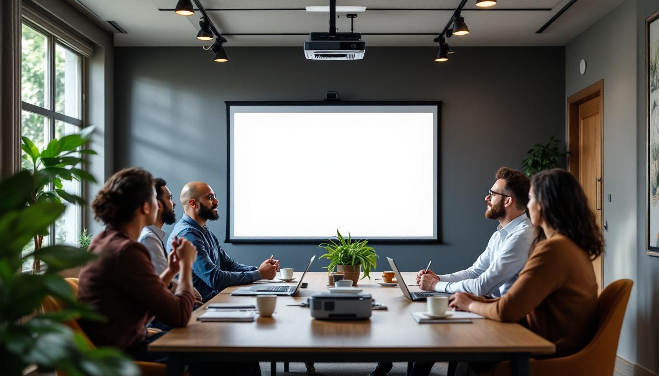 découvrez comment un vidéoprojecteur bureautique full hd optimise les présentations et améliore la communication dans les petites entreprises, alliant qualité d'image et praticité.