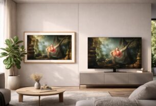 découvrez les avantages du style artistique avec the frame comparé à un écran plat traditionnel et transformez votre expérience visuelle en une véritable œuvre d'art.