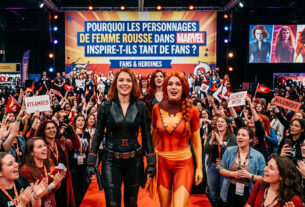 femme rousse dans Marvel