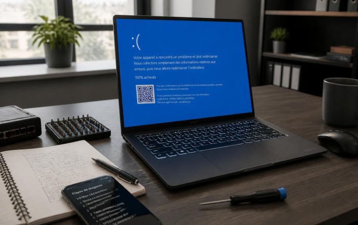 découvrez notre guide pratique pour diagnostiquer et résoudre l'écran bleu sur un ordinateur bloqué sous windows 10. des solutions simples et efficaces pour remettre votre pc en état rapidement.